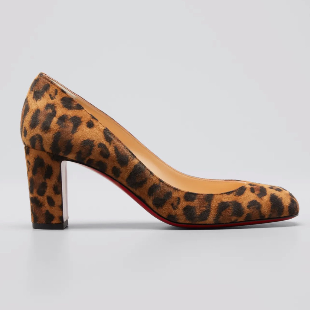 Christian Louboutin Leopard Print Pumps